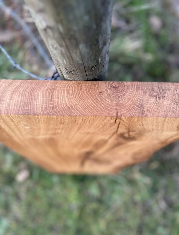 Oak Charcuterie Board with Orange Resin - Image 2